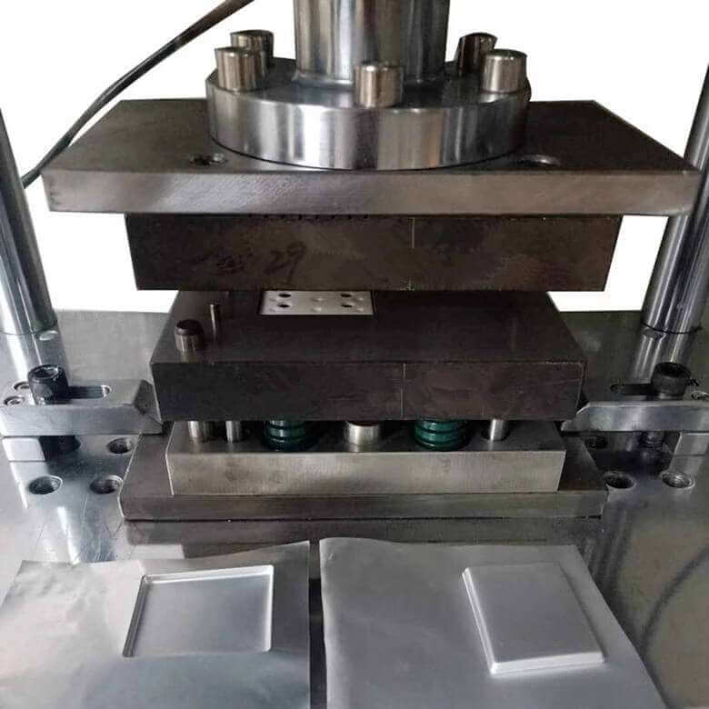 pouch cell case forming machine