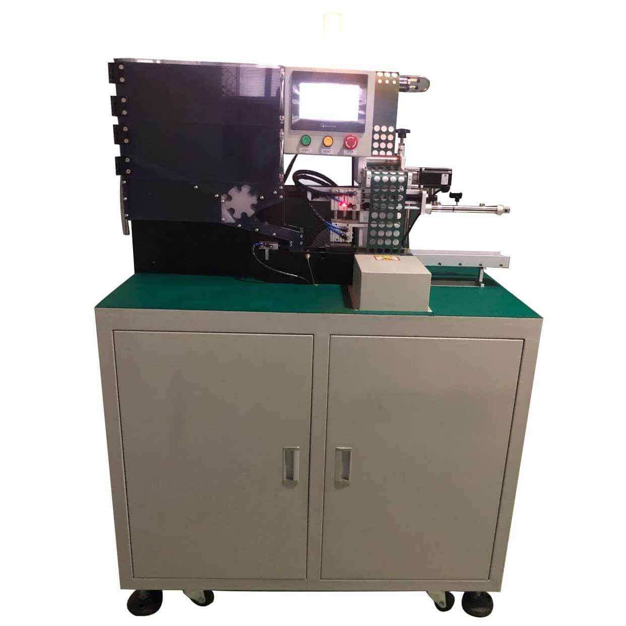 Battery labeling machine