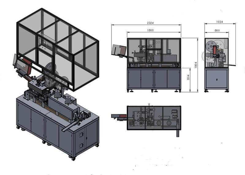 18650 Battery Shrinking Machine