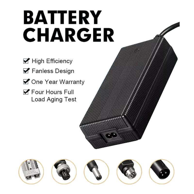 LANGFENG 72V Electric Scooter Charger, Output Voltage 84V 2A/3A/5A/8A  Lithium Battery Charger for Electric Bike Battery Charger, Quick Charge  Battery Charger (Connector : G, Current : 3A)