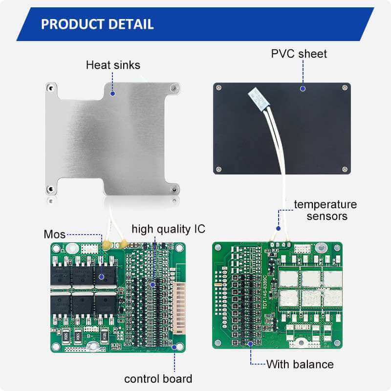 Li-ion Battery BMS 30A Same Port 18650 Battery Pack Balance Board