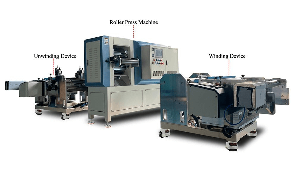 Roll to roll press machine