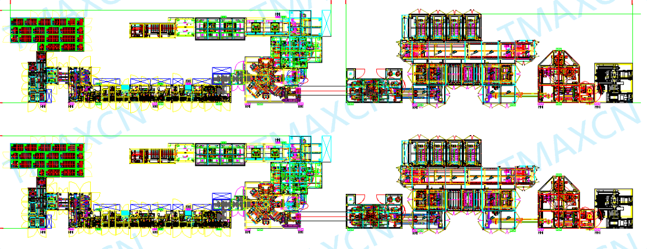 pouch cell production line layout