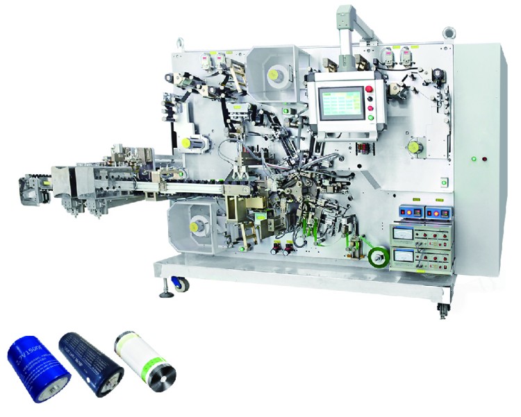 Auto Cylindrical Super Capacitor Winding Machine