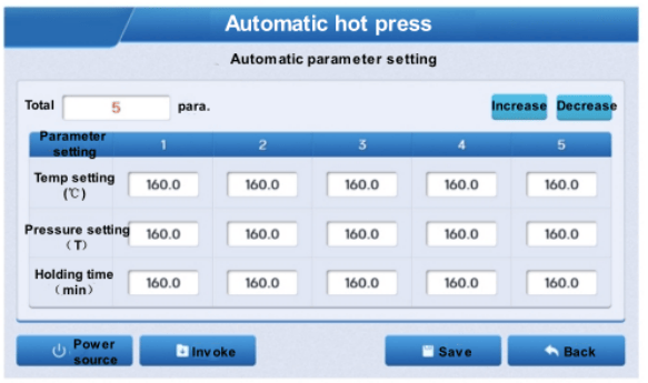 Automatic Programmable Press