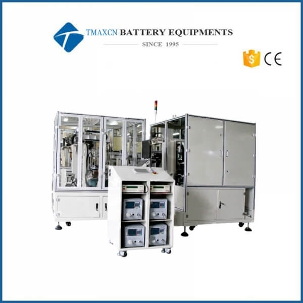 Fully-auto prismatic EV-battery cap welding & leak test machine for sale