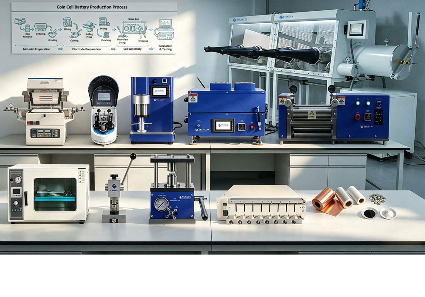 Coin Cell Lab Machine